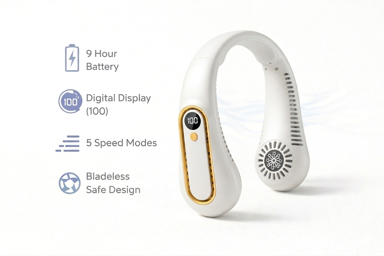 WearableAir™ 2.0 Cooling Neck Fan